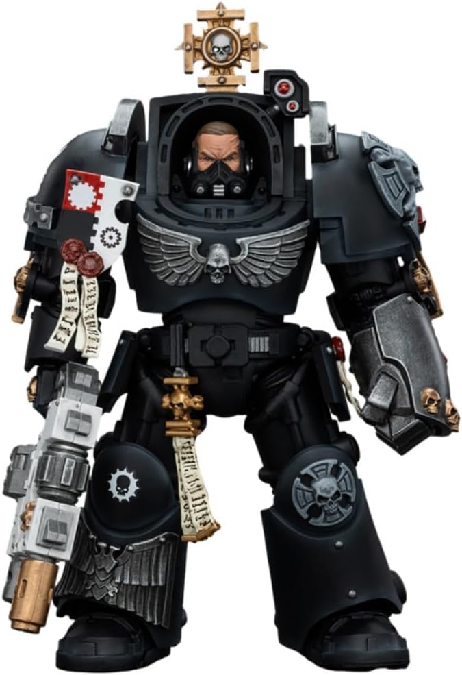 JoyToy Warhammer 40k Iron Hands Captain in Terminator Armour 1:18 Scale Action Figure Mecha Joy Toy Collection Model 5.63 inch