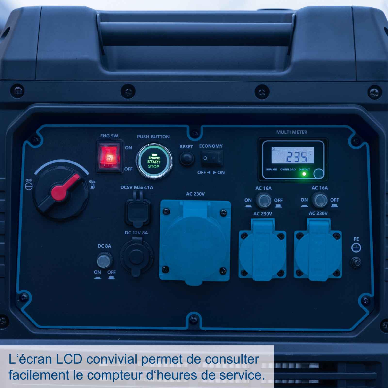 Scheppach Groupe électrogène Inverter SG7000i - 6200W - 4 temps 298 cm³