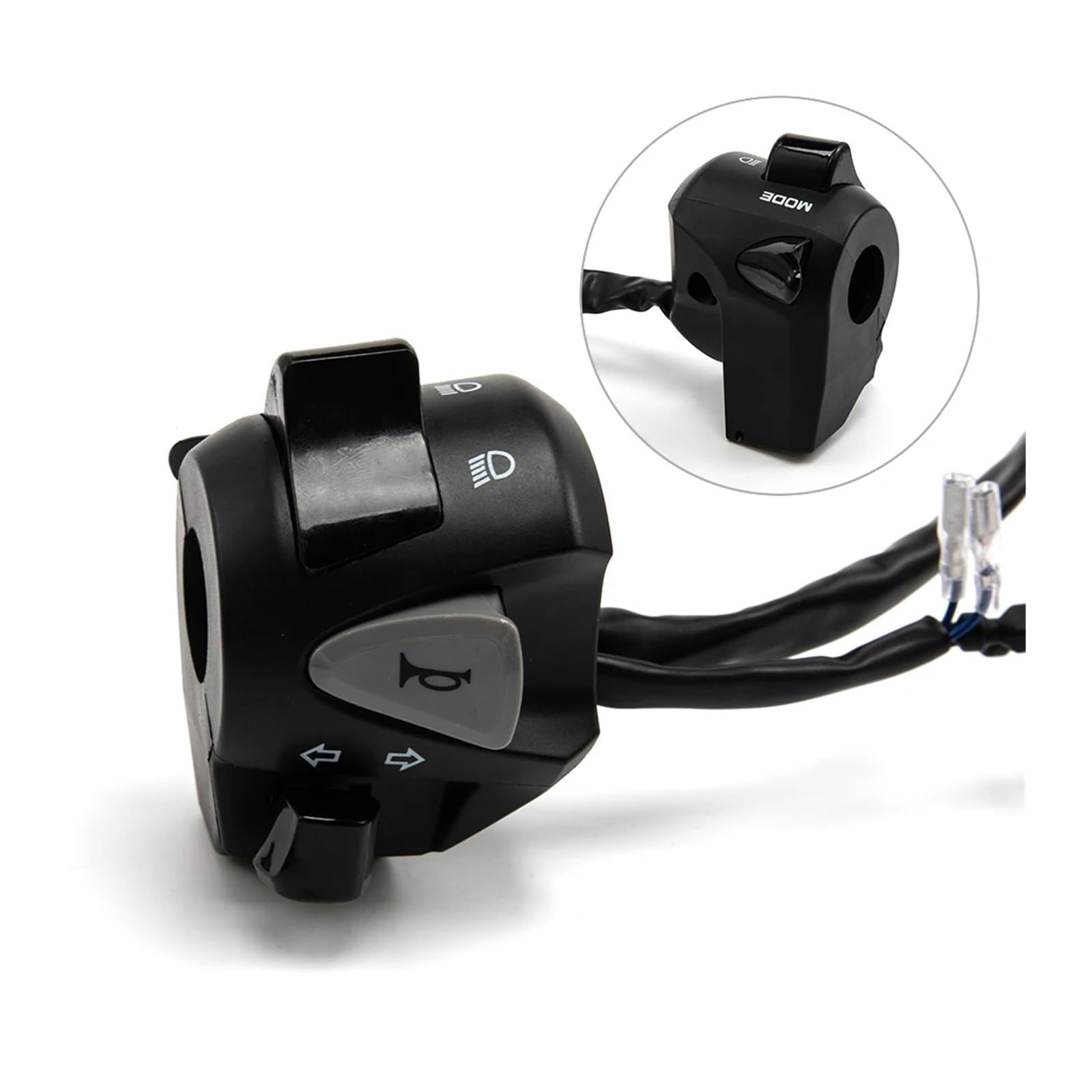 Motocykl Kierownica Przełącznik Pasuje do motocykla 7/8 "22mm przełącznik drążkowy róg włącz światła sygnalizacyjne rozruch elektryczny kontrolera kierownicy