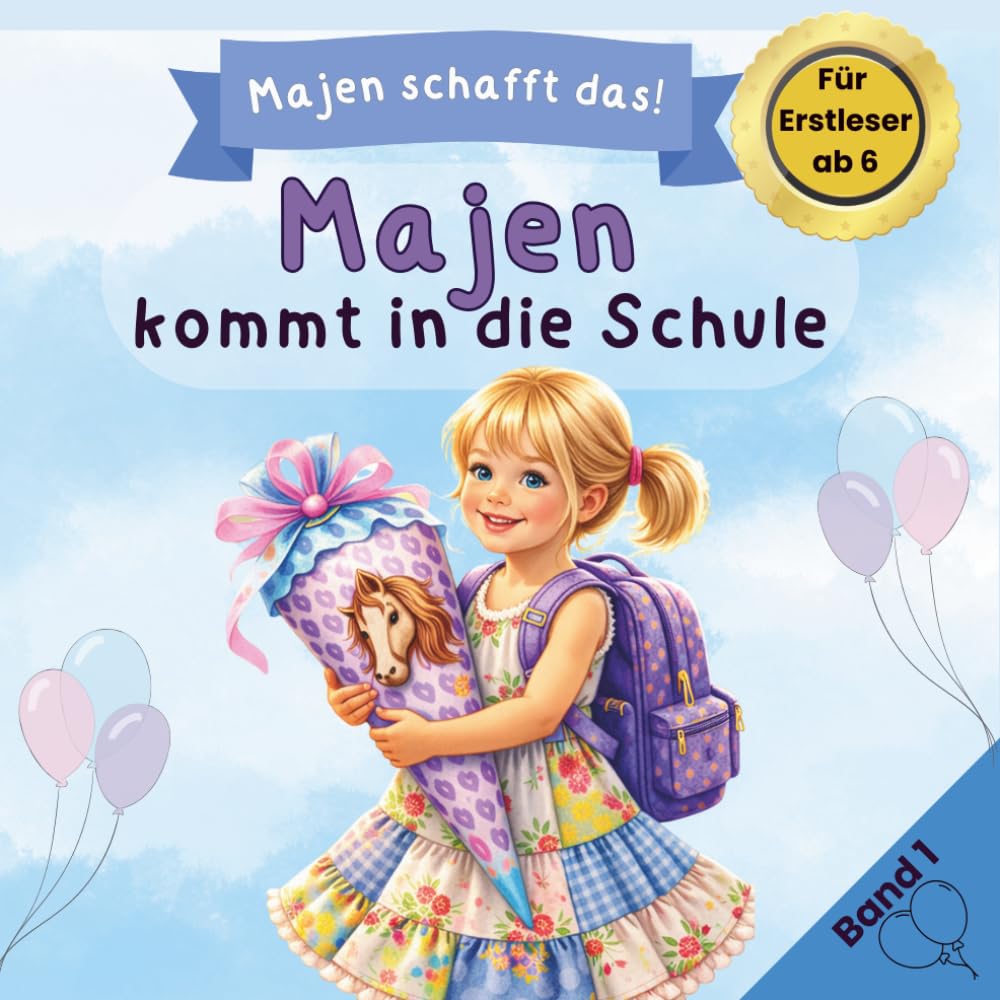 Majen kommt in die Schule: Ein Erstlesebuch für Mädchen ab 6 Jahren zur Einschulung - das besondere Geschenk für den großen Tag