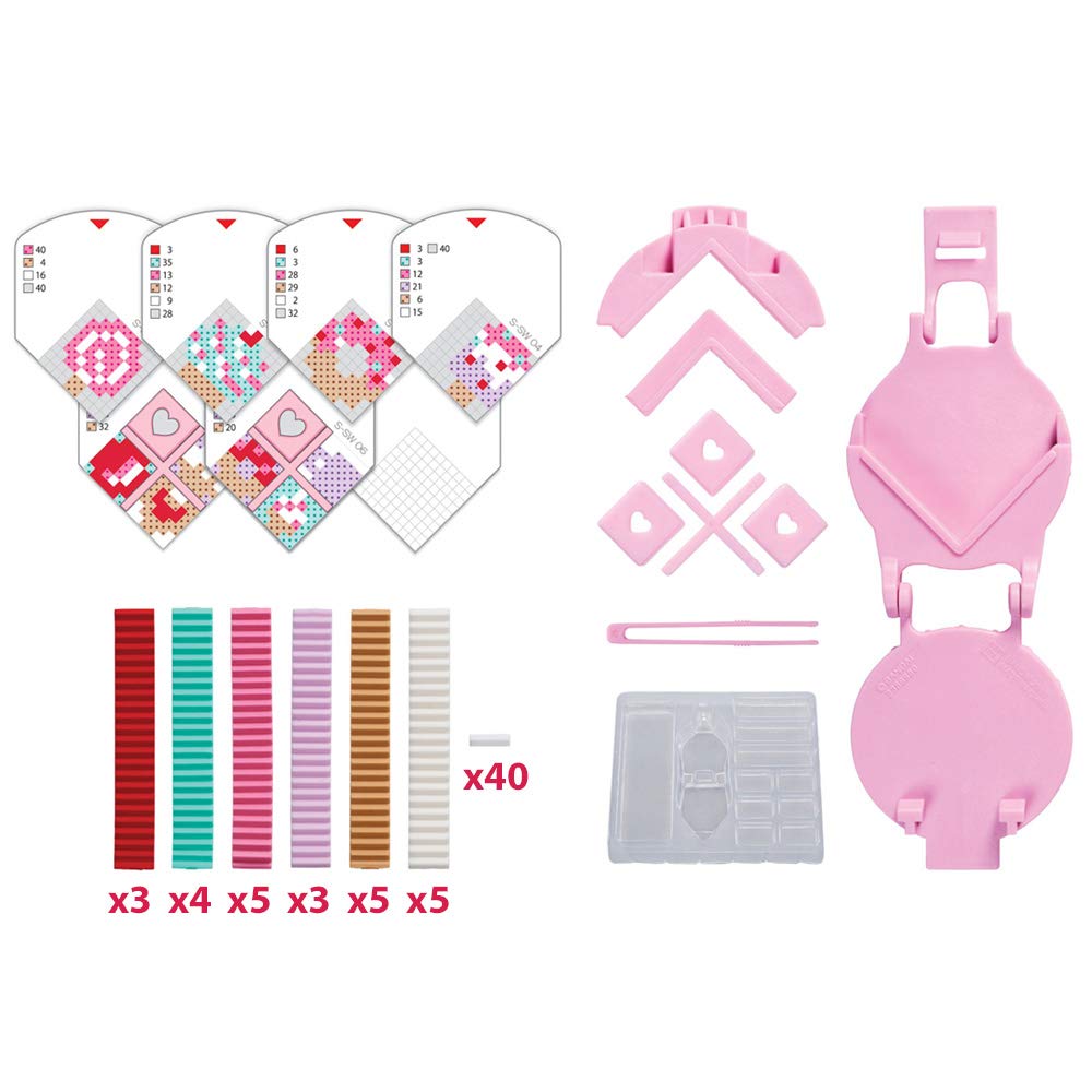 Pretty Pixels Bandai Krazy Pixels – fabryka gumek do ścierania – zestaw startowy – temat słodyczy – majsterkowanie – 38522