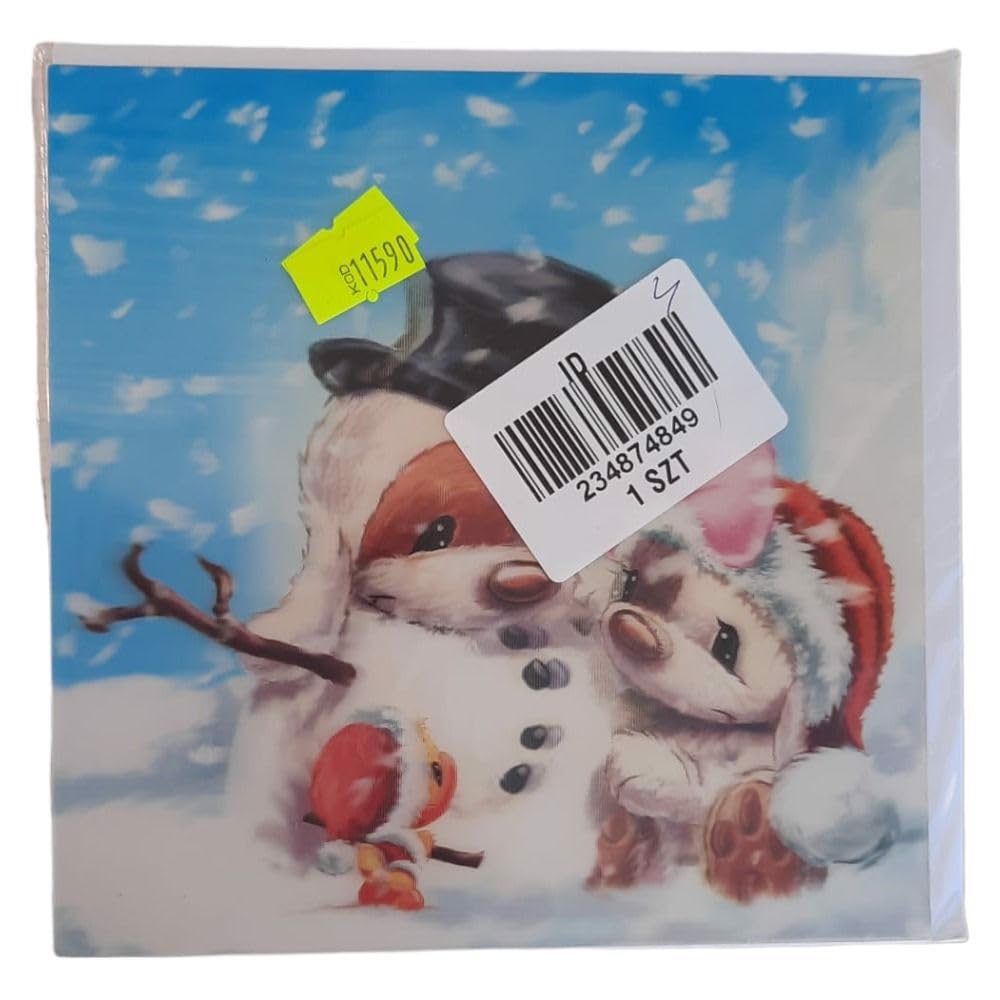 Susy Card 11427671 Christmas Greeting Card: Mylo Snowman 3D Phone Case Cover