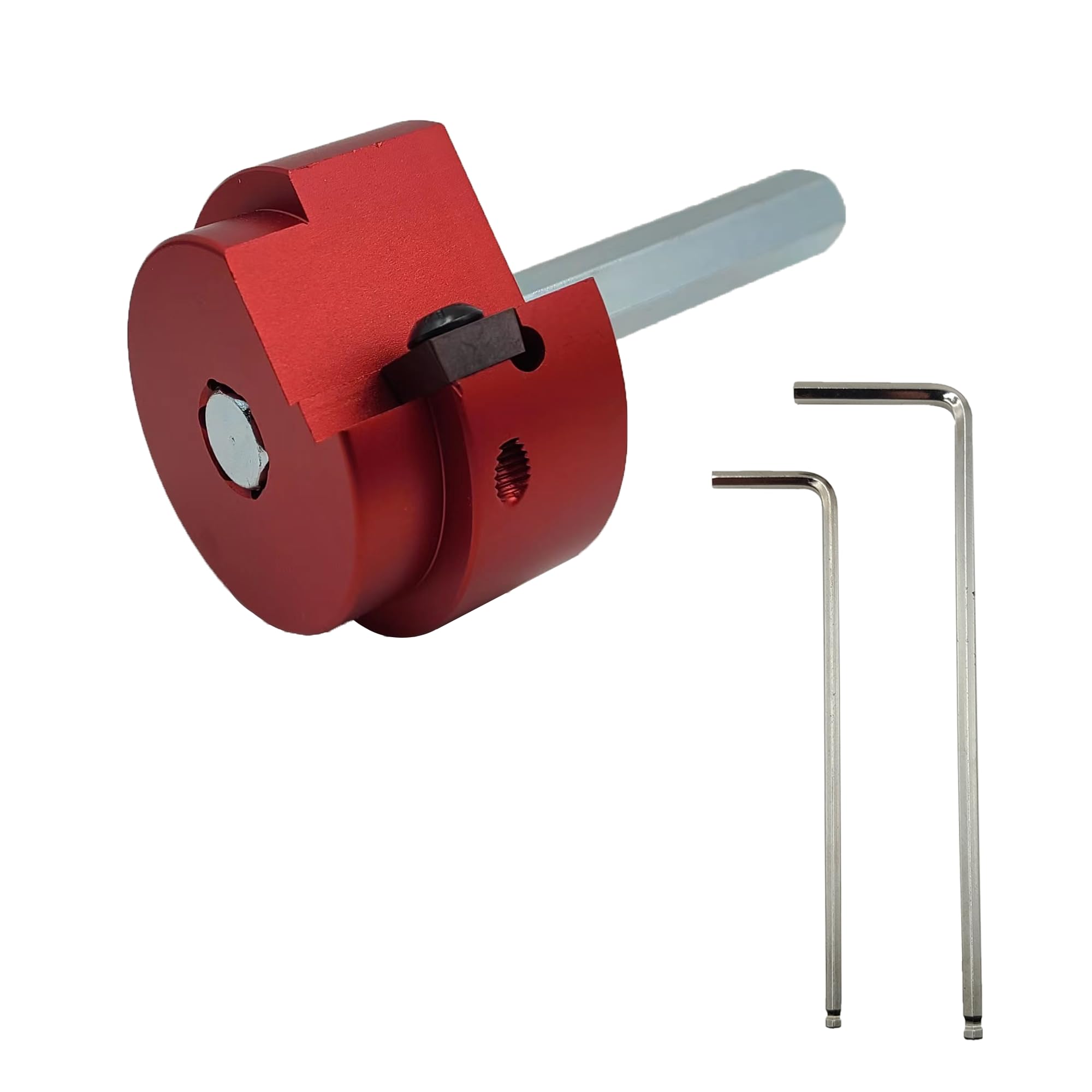 PVC Pipe Reamer with 1-½ Inch Head Aluminum, PVC Fitting Saver, PVC Socket Saver with 0.315" Hex Shaft 1/2 inch Drill, For Water Lines, Drain Lines, Vent Lines (1-1/2 inch)