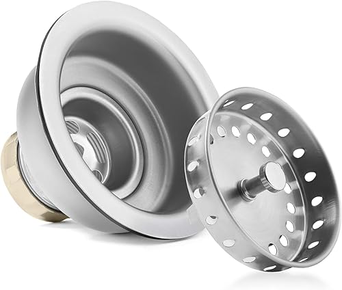 Miniatura 4 de Miligoré Fregadero de cocina de acero inoxidable calibre 16 de 30 x 18 x 9 pulgadas de profundidad, incluye drenajerejilla