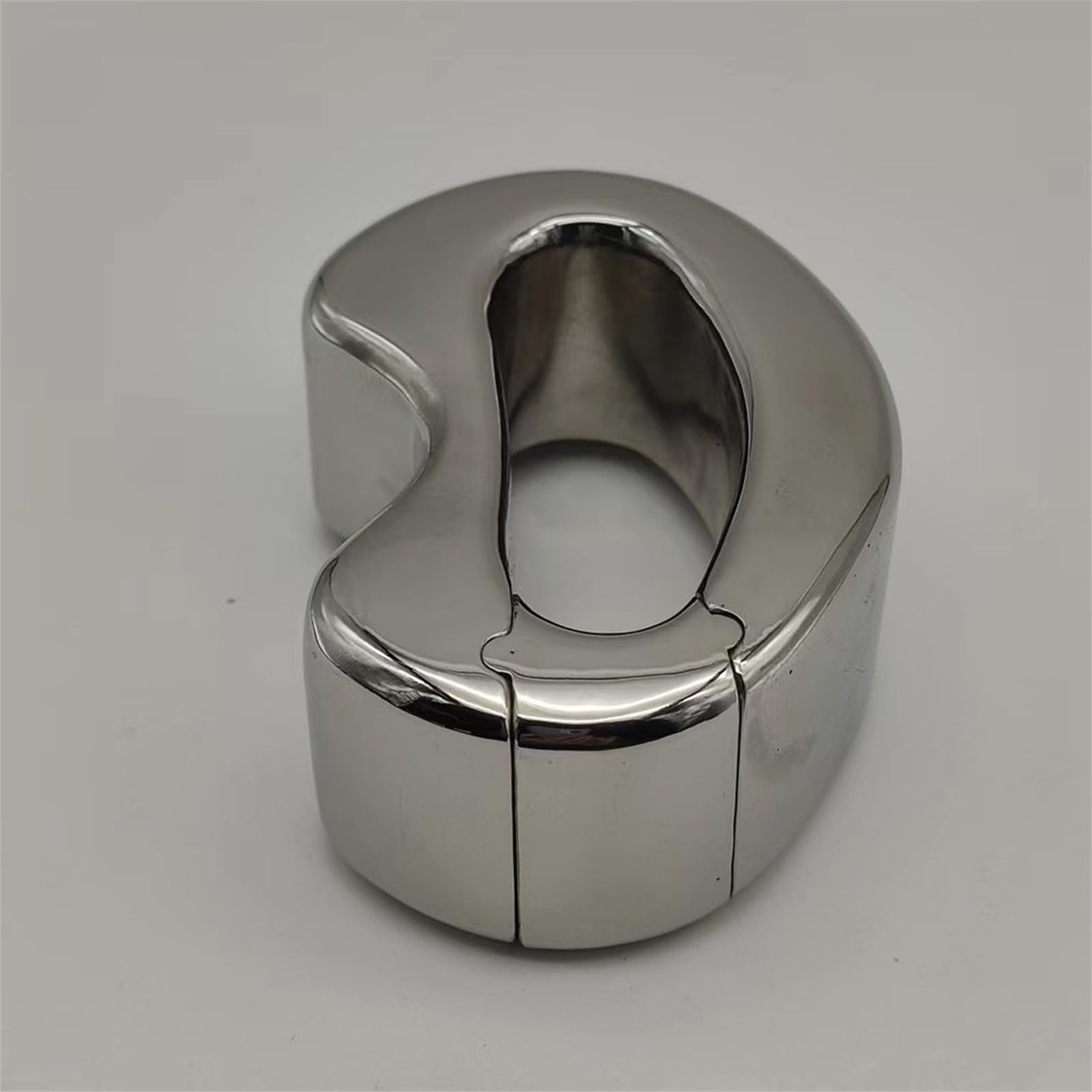Edelstahl Hodenring Hodensack Anhänger CBT Ball Stretcher 6 Größen Metall Erotik Extra Schwer Hodensack Bondage Cockring Penis Hoden Stretching Übung Penisring Sexspielzeug für Männer