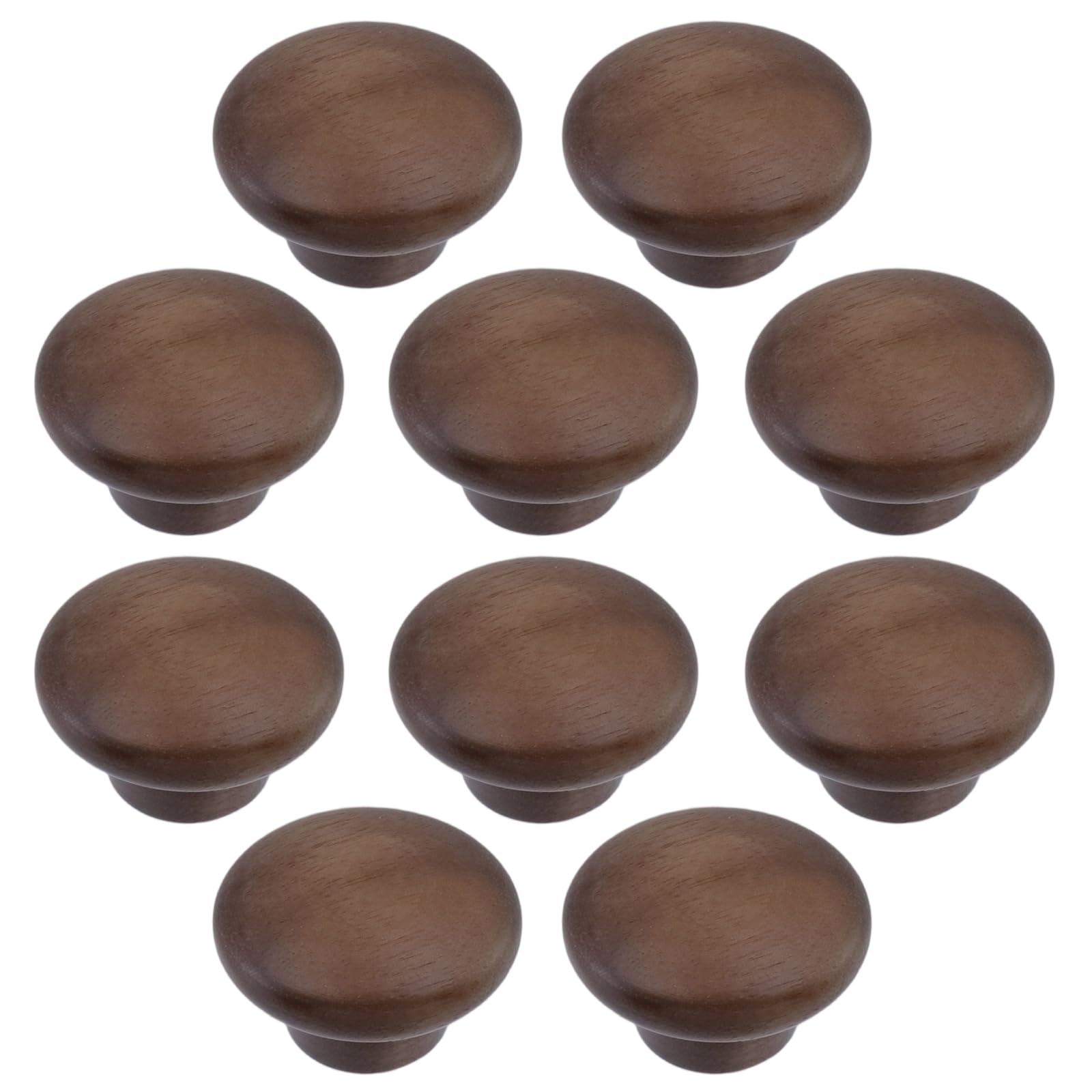 Poignées de tiroir en bois pour remplacer bouton cassé lot de 10 champignon 4cm