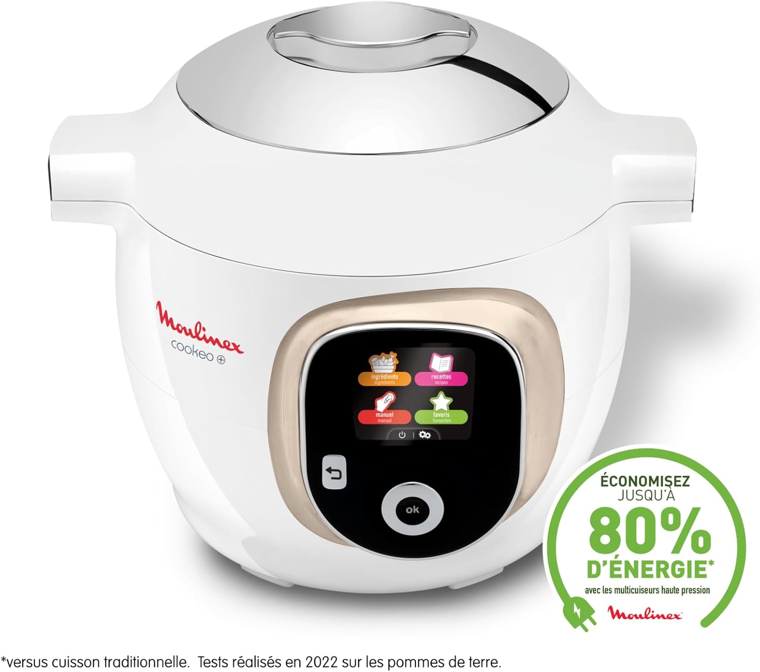 Moulinex Cookeo Multicuiseur Intelligent 6L: 150 Recettes, Cuisson sans Surveillance - Image secondaire