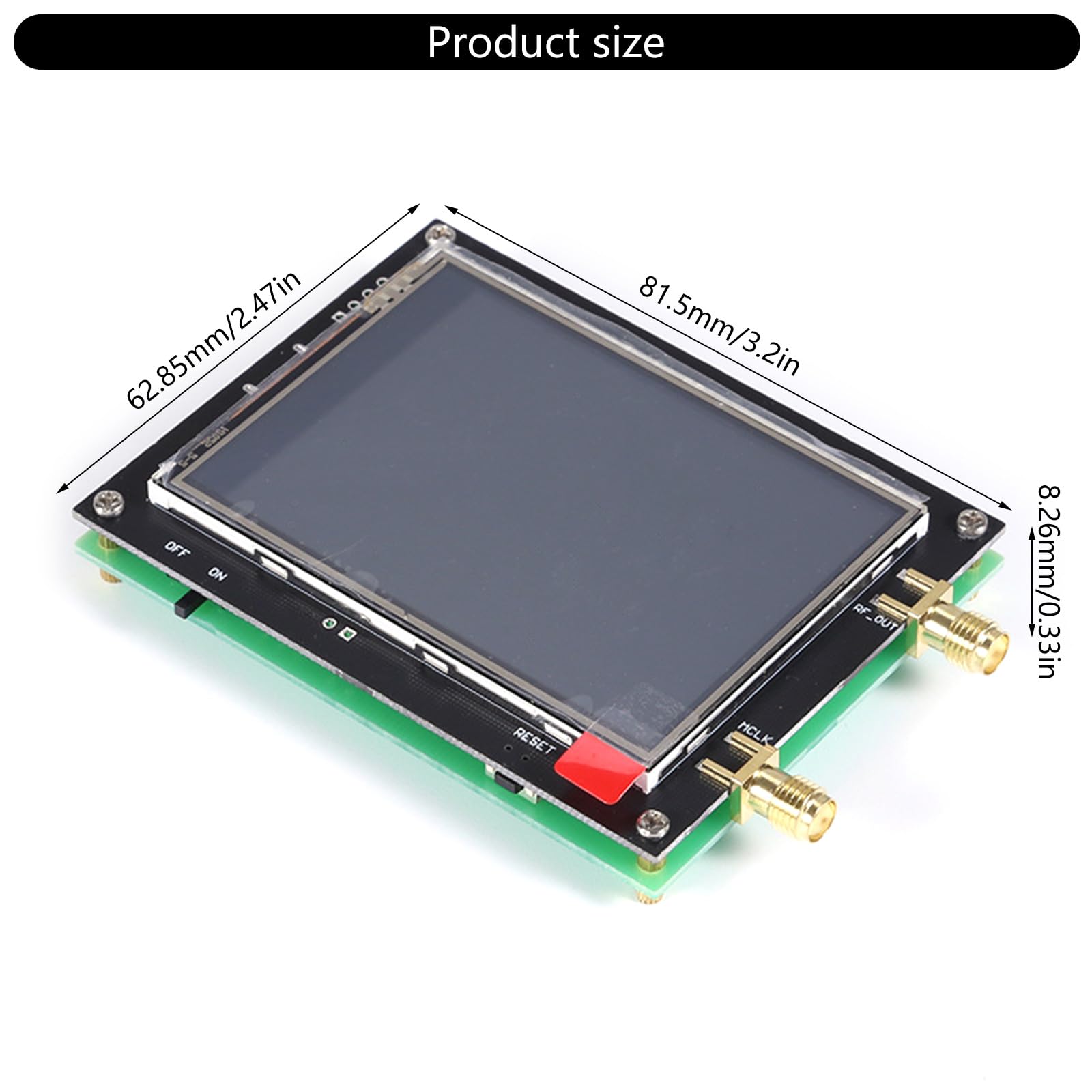 MAX2870 Signalgenerator, 23,5 MHz - 6000 MHz Frequenz, LCD-Bildschirm, Radiosignale, Quelle, PC-Software-Steuerung, hoher Generator