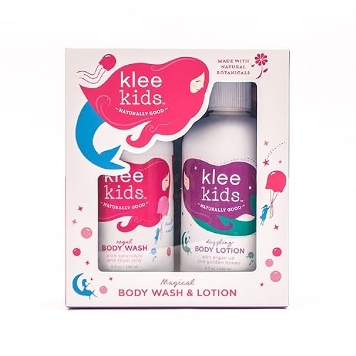 Luna Star Naturals Klee Kids Regal Body Wash and Dazzling Body Lotion Duo Set