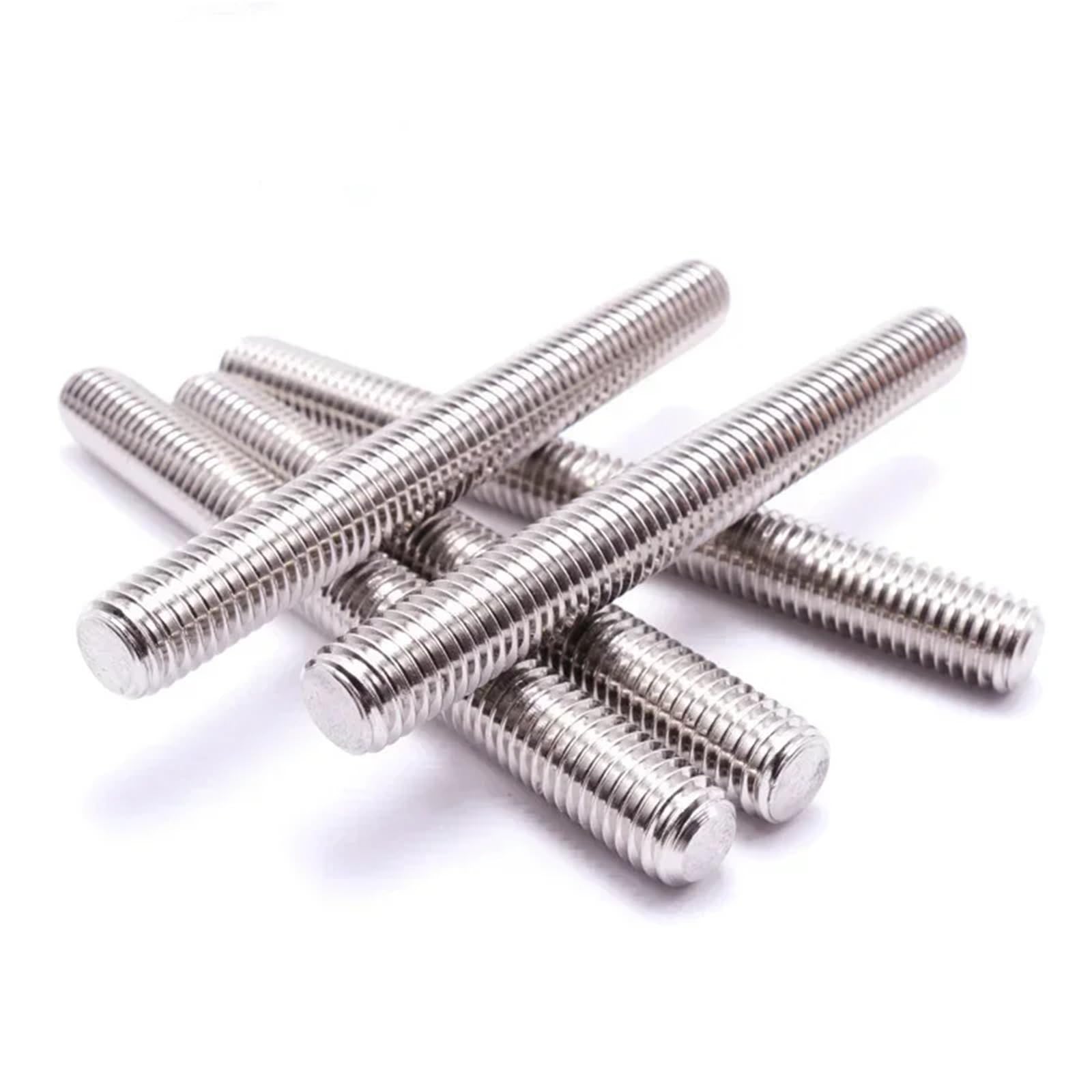 Gewindestange 5pc Gewindestange Vollgewinde Bar 304 Edelstahl Befestigungen Silber(70mm,M10)