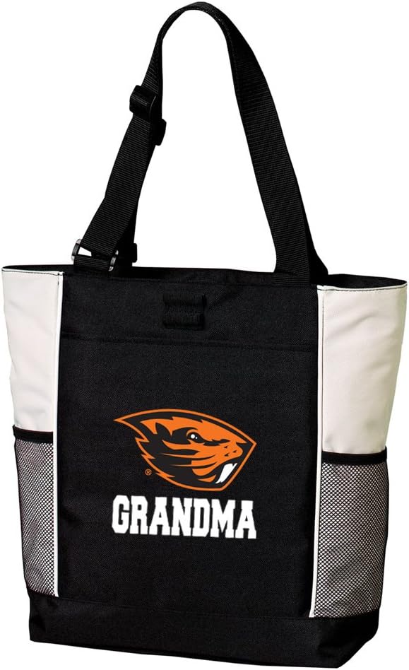 Broad Bay OSU Beavers Grandma Tote Bags Oregon State Grandmother Totes Beach Pool Or Travel
