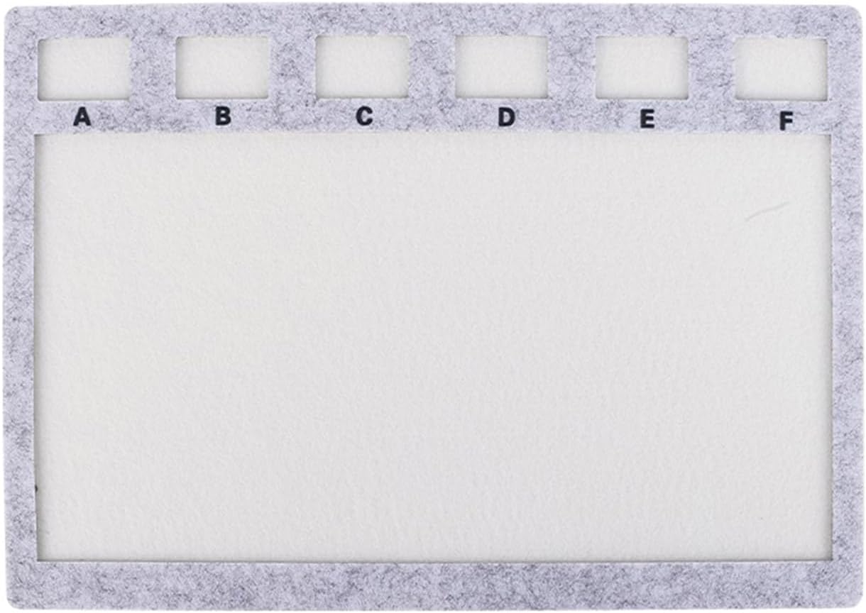 Shurhome Portable Bead Organizers Mat – Felt Nonslip Surfaces Easy-Clean Measurement Guides for Jewelry & Craft Projects Precisions Grid Bead Mat