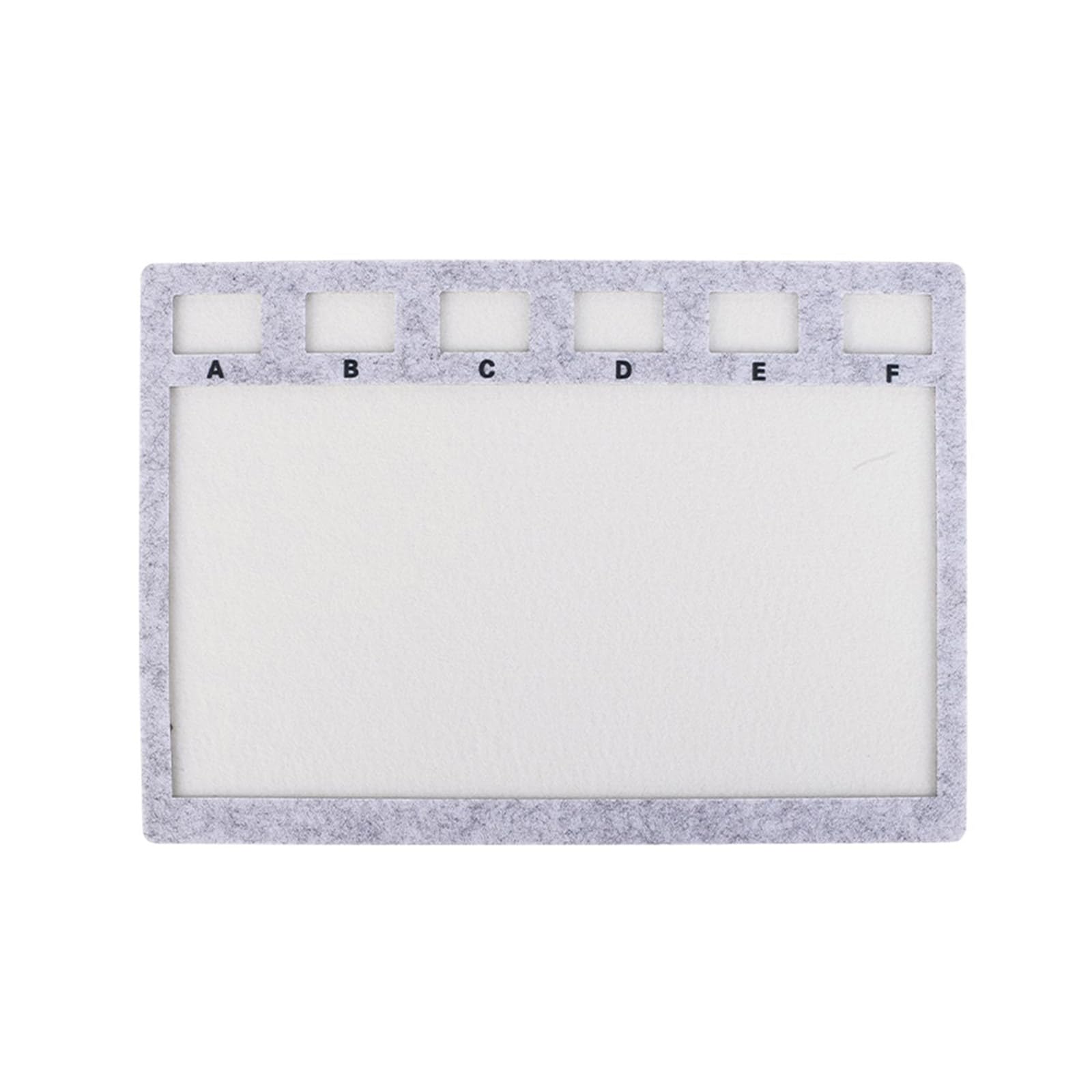 Jazuaiao Beadwork Design Tray Felt Construction Beading Mat with Centimeter Alphabetic Scale Bead Pad for Art Portable Bead Organiser Board