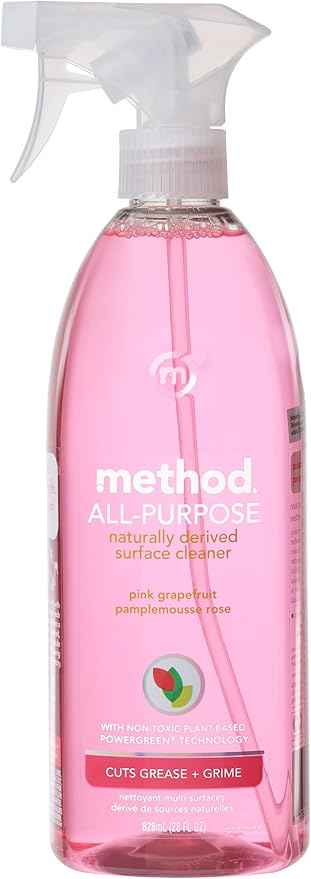 Amazon.com: Method All-Purpose Cleaner Spray, Pink Grapefruit, Plant ...