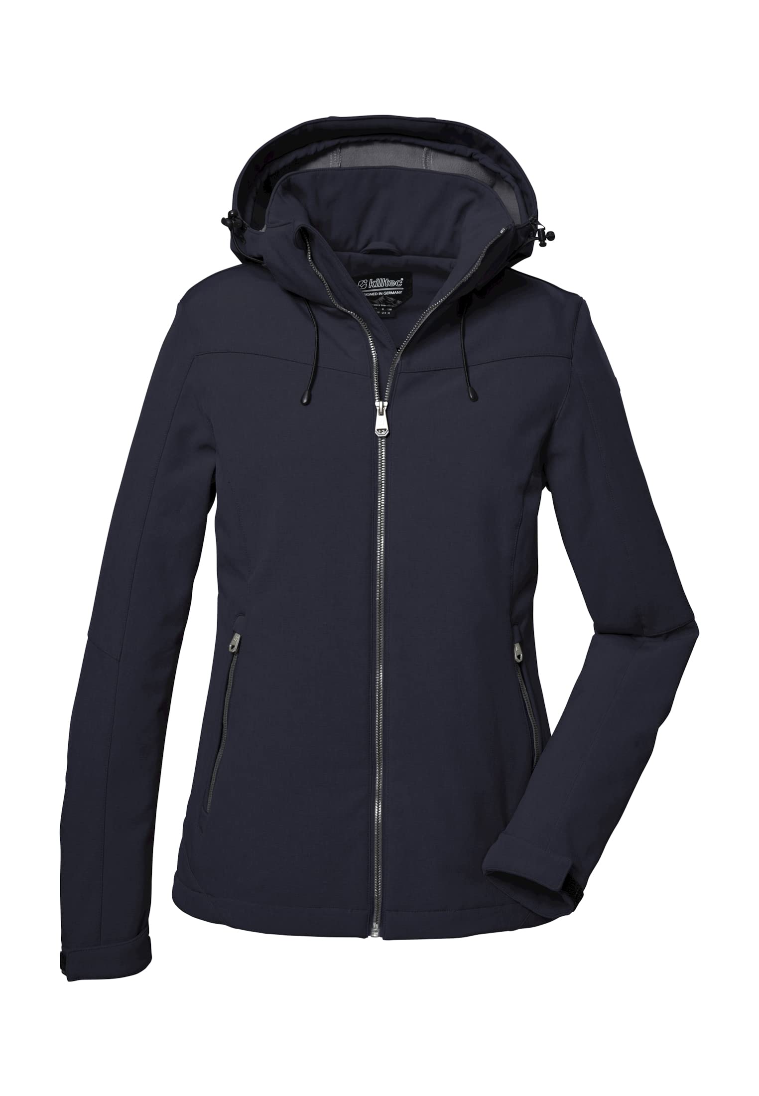 Killtec Damen Softshelljacke Softshell Jacke mit abzippbarer Kapuze Damen Softshelljacke wasserabweisend, Winddicht, atmungsaktiv