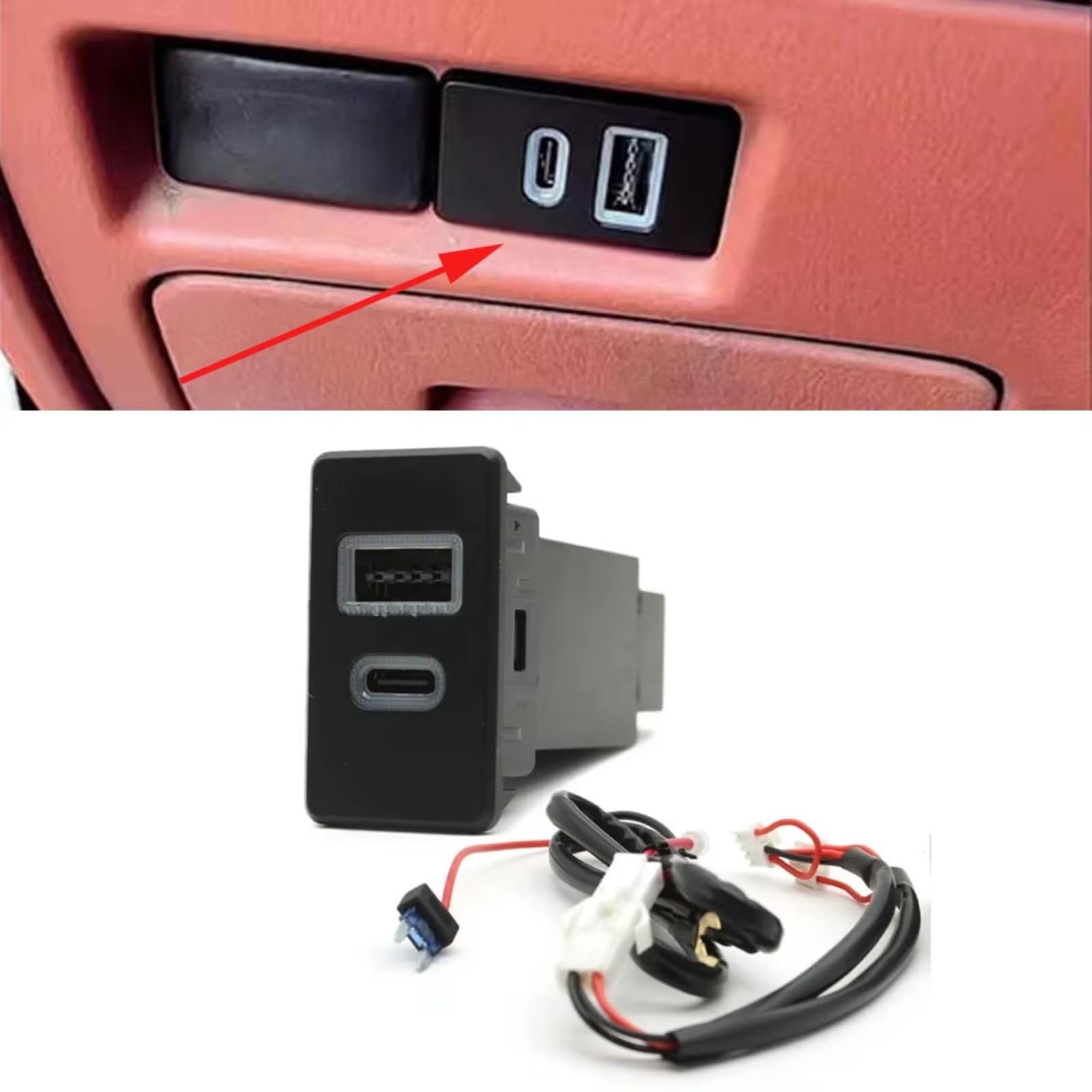 Prise USB Auxiliaire Compatible Avec Nissan Pour Patrouille Pour Voiture Y60 61 Chargeur QC3.0 Charge Rapide Accessoire Interface USB AUX voiture