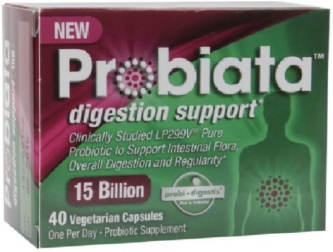 Probiotic Digestion Support 15 Billion, Vegetarian Capsules 40 ea