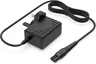 15V UK Charger Compatible with Philips HQ8505, for Series 3000 5000 7000 9000, BT5502 BT9810 S3233 S3333 S1332 MG7750 MG7790 Beard Trimmer Electric Razor Shaver – Check Port & Model Before Purchase