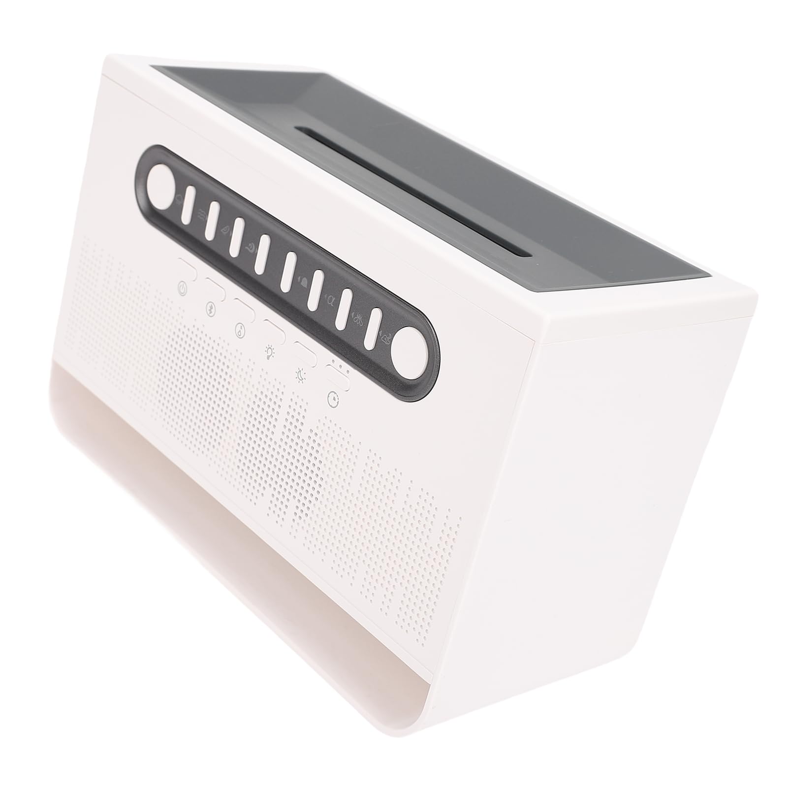 Fabater Diffusore di Oli Essenziali, Umidificatore Silenzioso da 200 Ml con Altoparlante Bluetooth, Timer di Spegnimento Automatico con Luce a 7 Colori per Macchina per il Rumore Bianco in Camera da