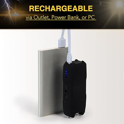 Miniatura 5 de Dartmoor Linterna de pistola paralizante, recargable, brillante 120 lm LED