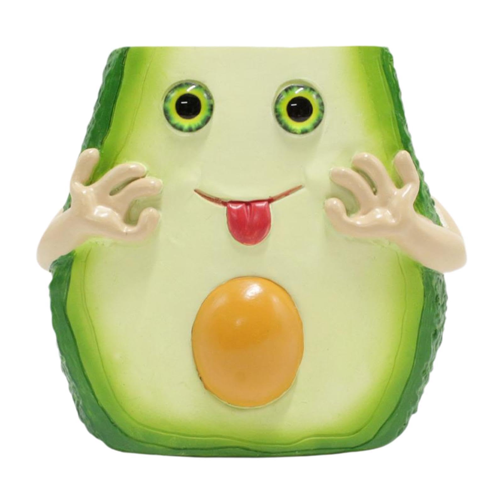 UJEAVETTE Avocado Flower Pot Gift Plant Containers for Office Garden Table Centerpiece-image-40
