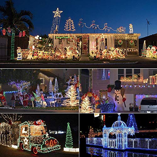 Wisada LED Lichtschlauch Außen, 220V 3m 36 LEDs/m Schlauch Indoor Warmweiß Leuchtstoffröhre, Outdoor Lichter Wasserdicht für Terrasse Wohnzimmer Weihnachten Partydeko