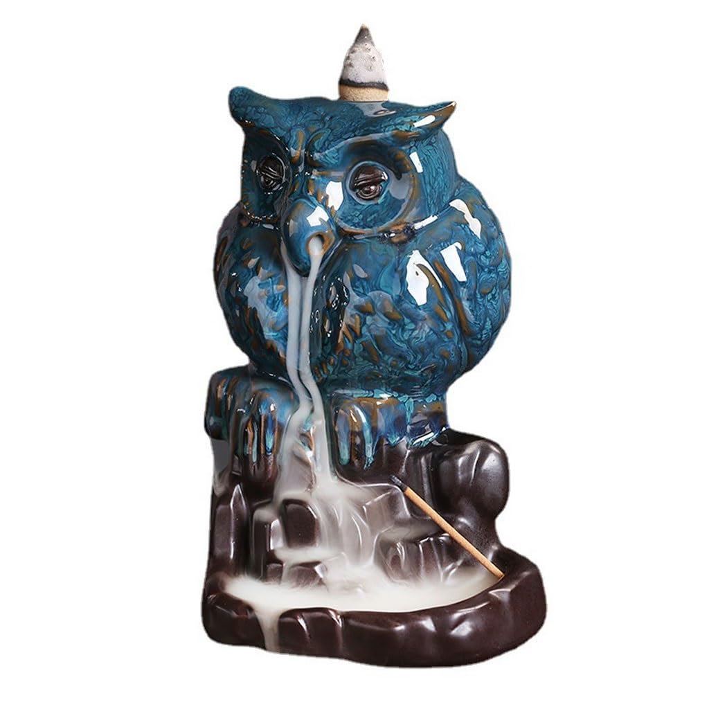 Incense Holder Base Home Furnishing Aromatherapy Burner Ceramic Backflow Incense Creative Animal