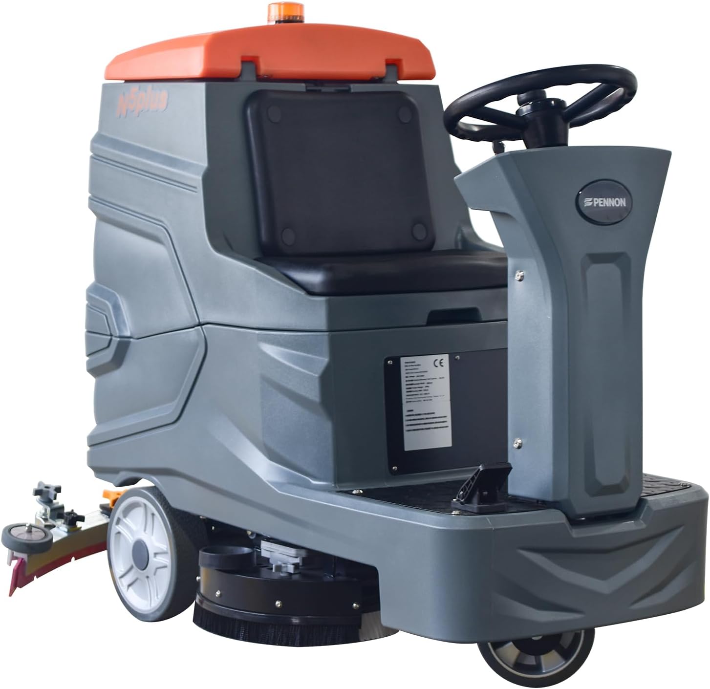 PENNON N5Plus Self-propelled Floor Scrubber Dryer Machine, 28" Cleaning Width, 35" Squeegee Width, 18-gal Sewage Tank, 220 RPM, Efficient, Versatile & Durable for Commercial Hard Floors