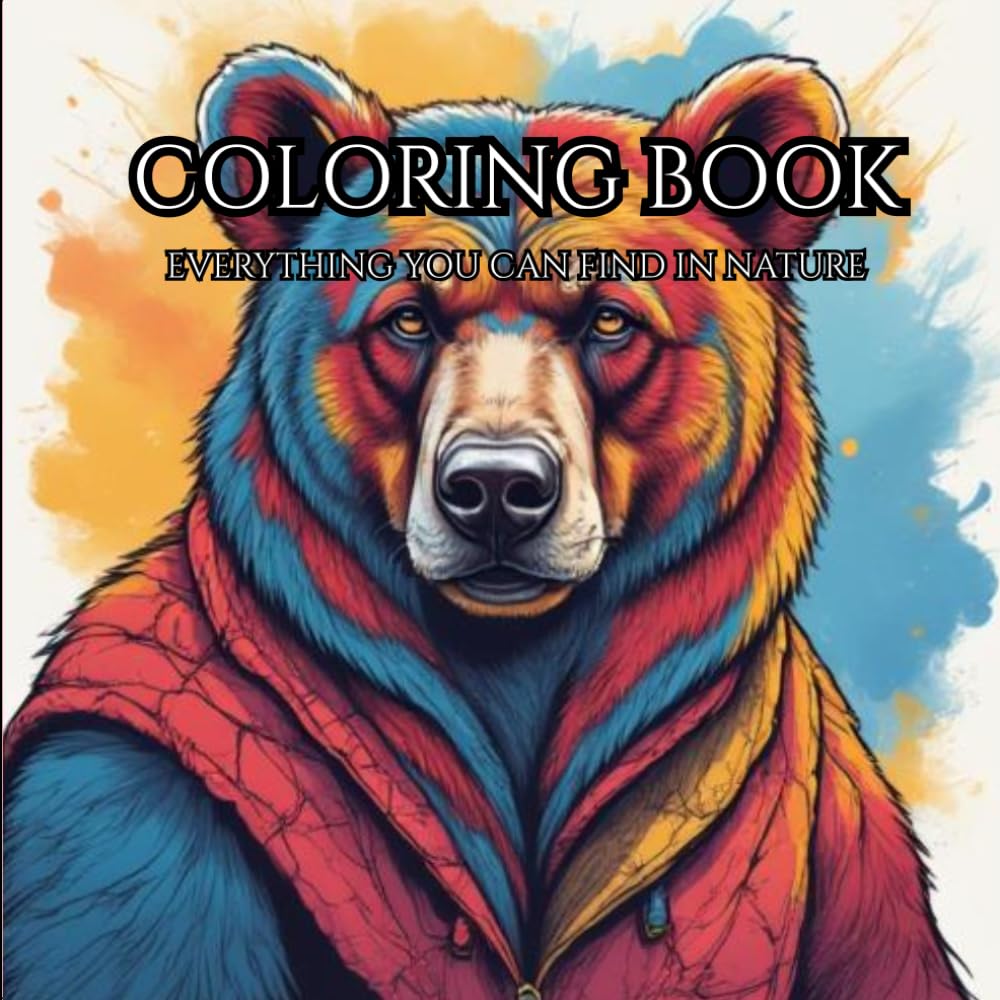 Bold and Easy Animal Coloring Book: 51 Fun Animal Designs with Thick Lines and Large Simple Illustrations