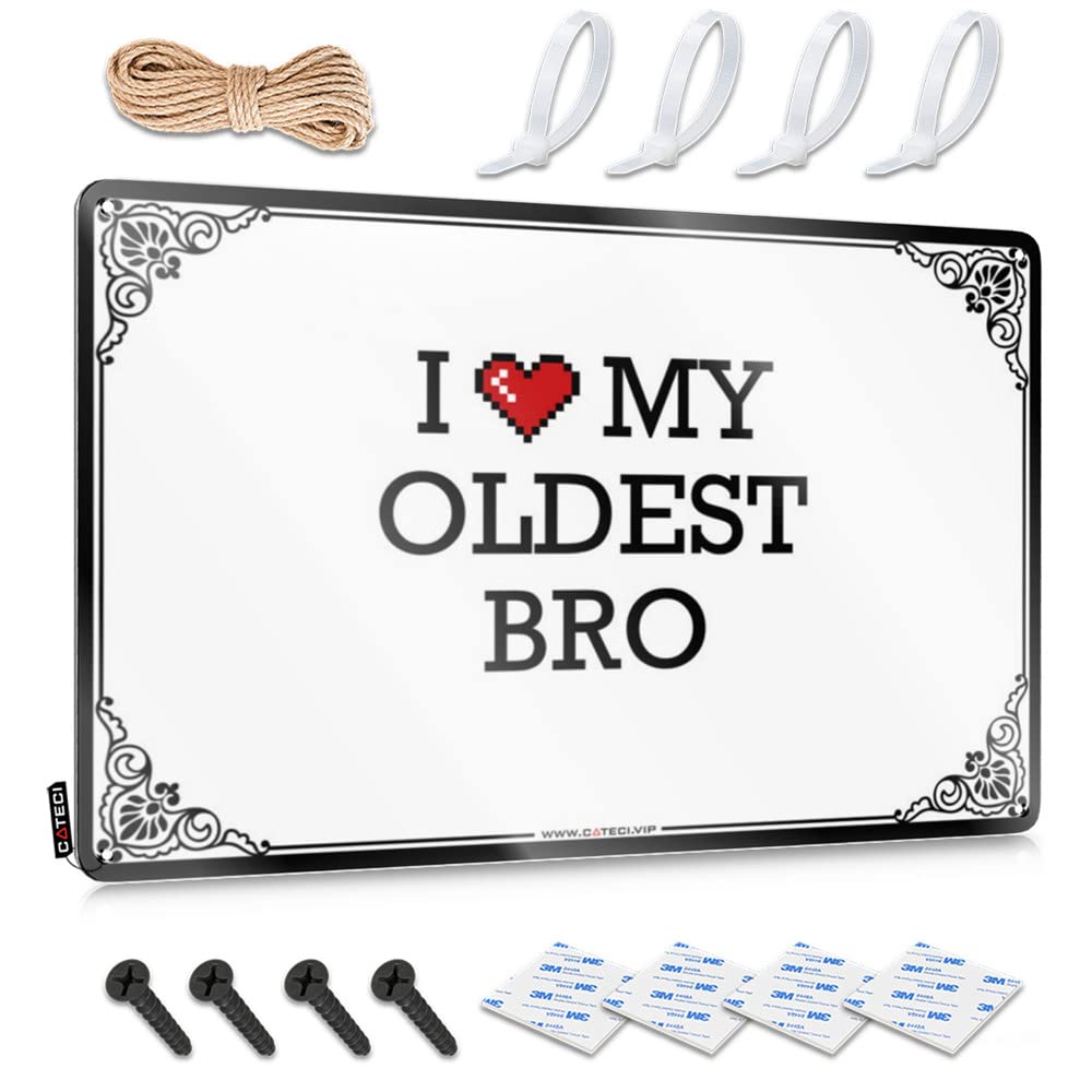 I Love My Oldest Bro Beer Accessories Sleek - Art Custom Vintage Wall Art(30X40CM)