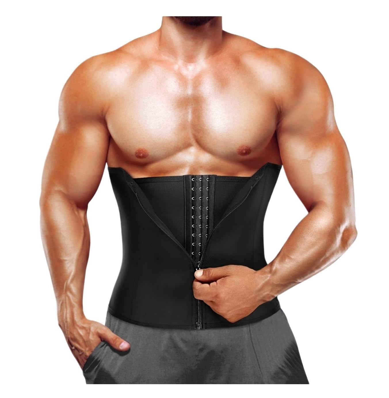 Faja Lumbar Corsés De Entrenamiento De Cintura, Ropa Moldeadora De Control De Abdomen, Faja Deportiva para Entrenamiento, Moldeador Corporal Adelgazante Cinturón Apoyo Lumbar(Large)