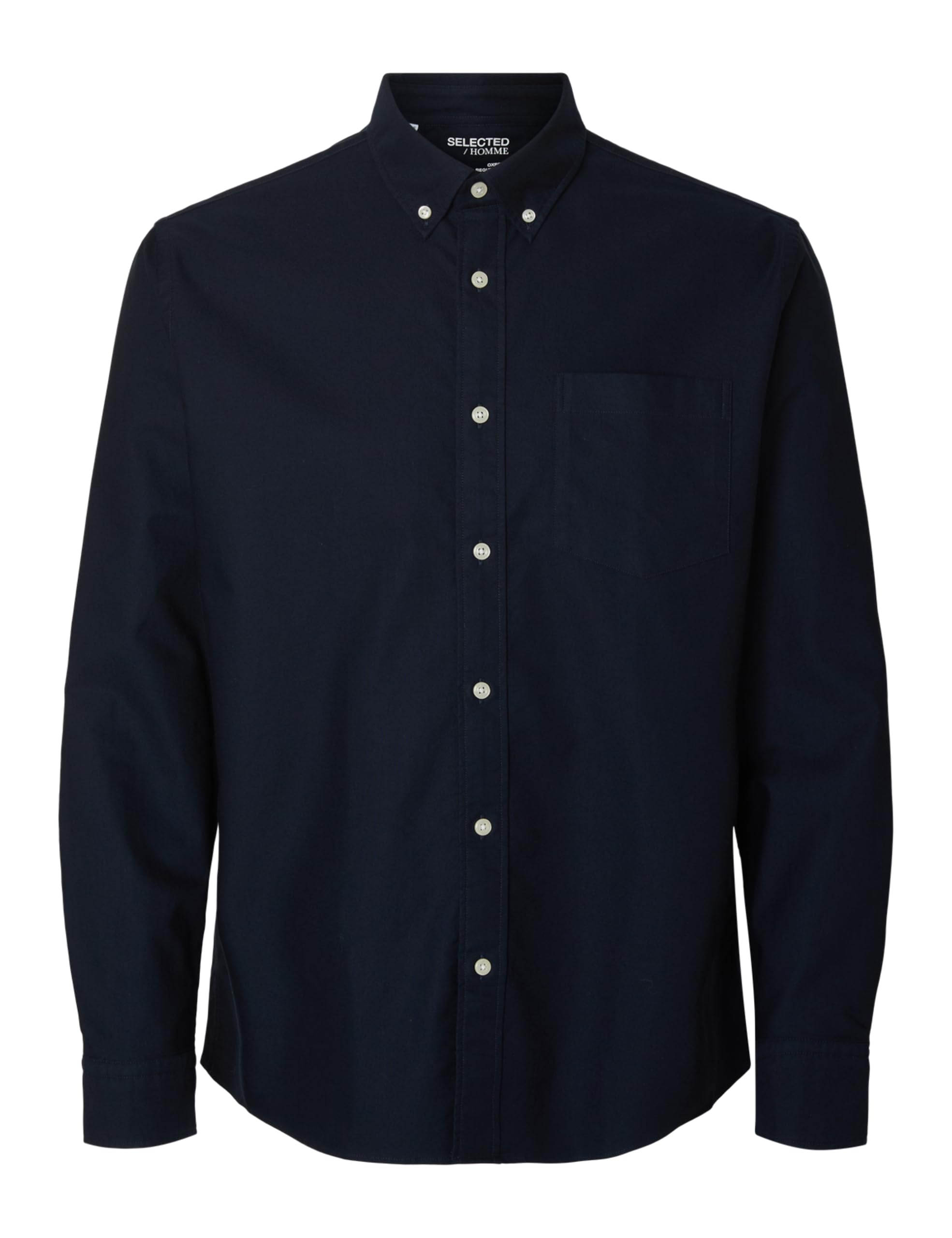SELECTED HOMME Slhregrick-Ox Shirt Ls Noos, Sky Captain, XL