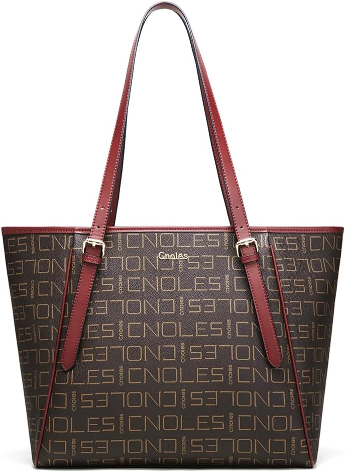 Cnolés bőr válltáska barna színben