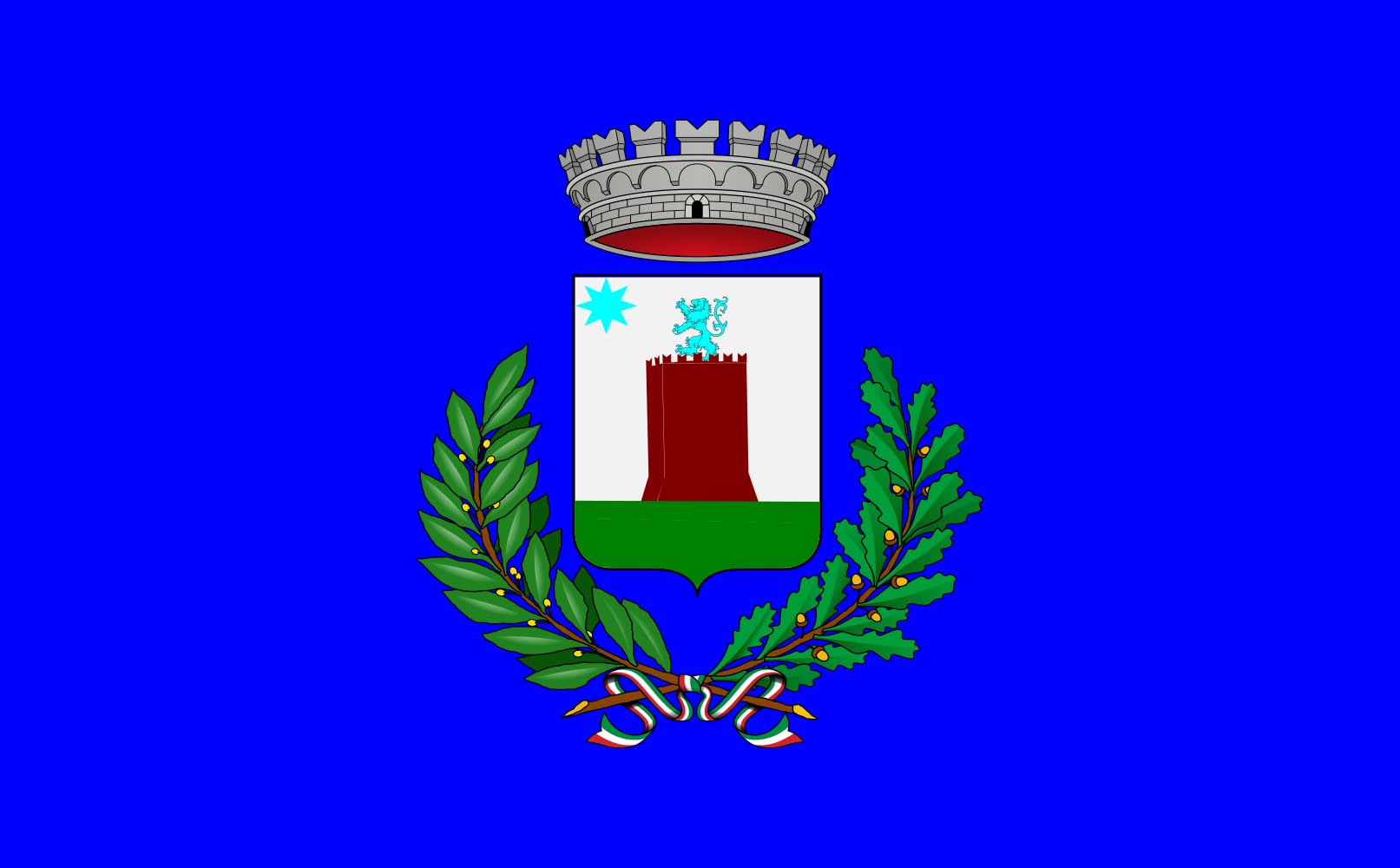 Drapeau de Bereguardo en tissu haute densité aux finitions de qualité supérieure