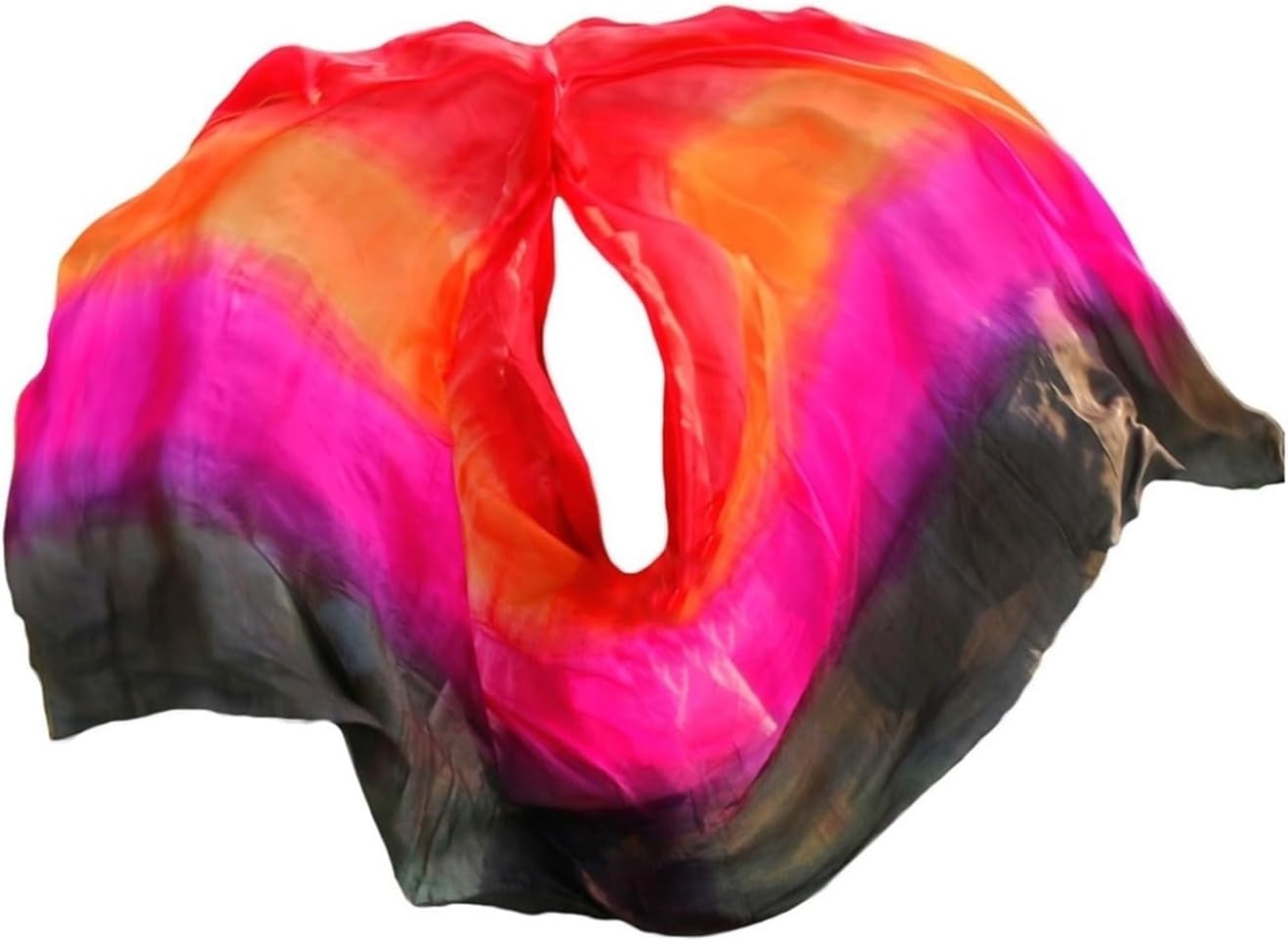 Women Silk Belly Dance Veils Shawl Scarf Practice Performance
