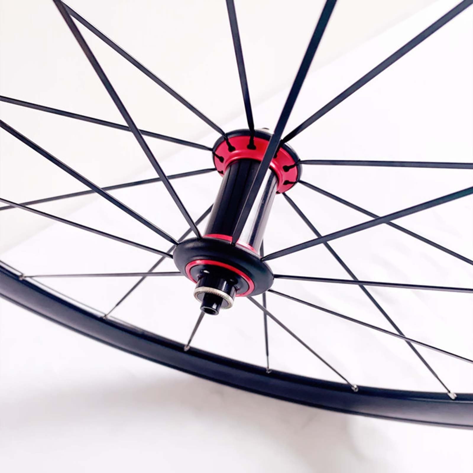 Fahrradlaufräder 700C*23C-25C-28C Rennrad-Laufradsatz 40/50MM Aluminiumlegierung C/V Bremsfelge 20H Schnellspannnabe für 8 9 10 11-Fach Laufradsatz (B-700C/50MM)