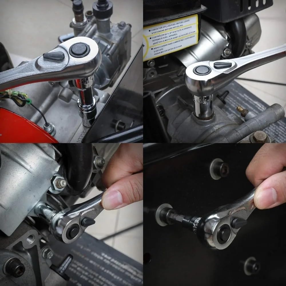 Zestaw Narzędzi Zestaw narzędzi mechanicznych 450 elementów, uniwersalny zestaw profesjonalnych narzędzi w wytrzymałej walizce klucze nasadowe