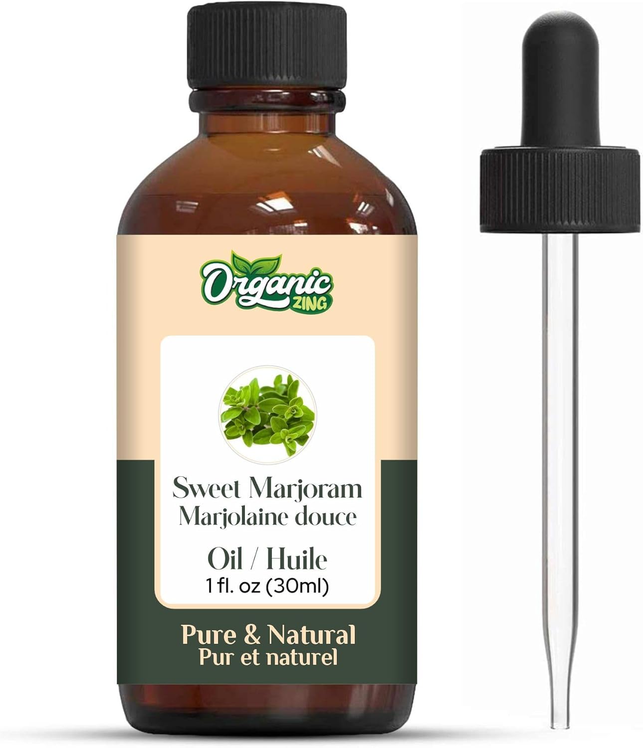 Sweet marjoram (Origanum Majorana) Oil | Pure & Natural Essential Oil for Aroma, Diffusers, Skincare & Haircare- 30ml/1.01fl oz