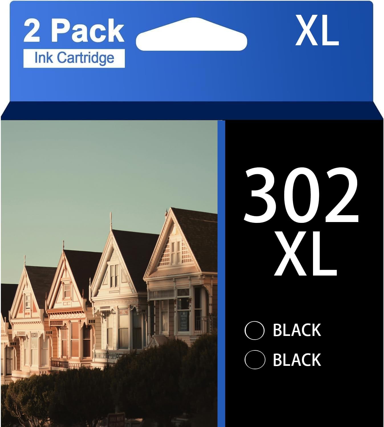 302 302xl Black Ink Cartridge Replacement for Epson 302 Ink