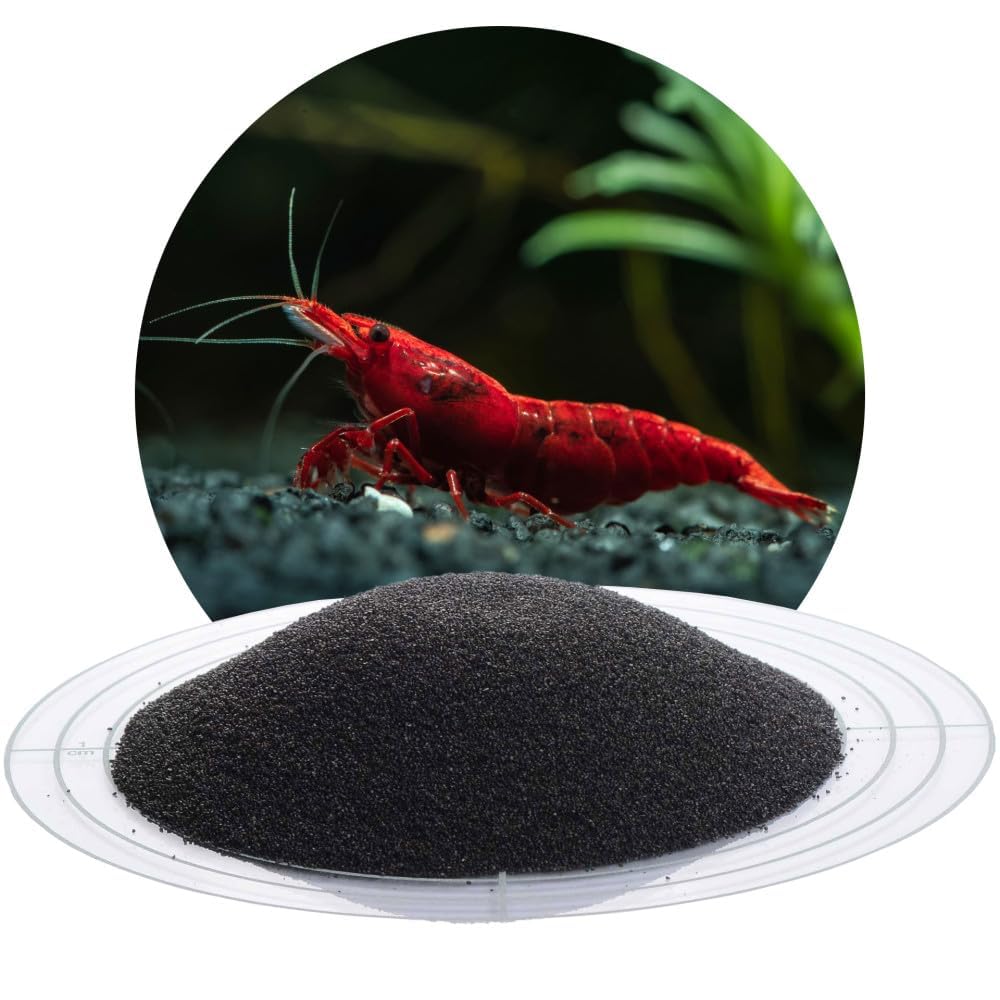 Schicker Mineral piasek akwariowy czarny 25 kg, frakcja 0,4–0,8 mm, kwarcowy z powłoką epoksydową, podłoże akwariowe czarne, neutralne pH, do wody słodkiej i morskiej