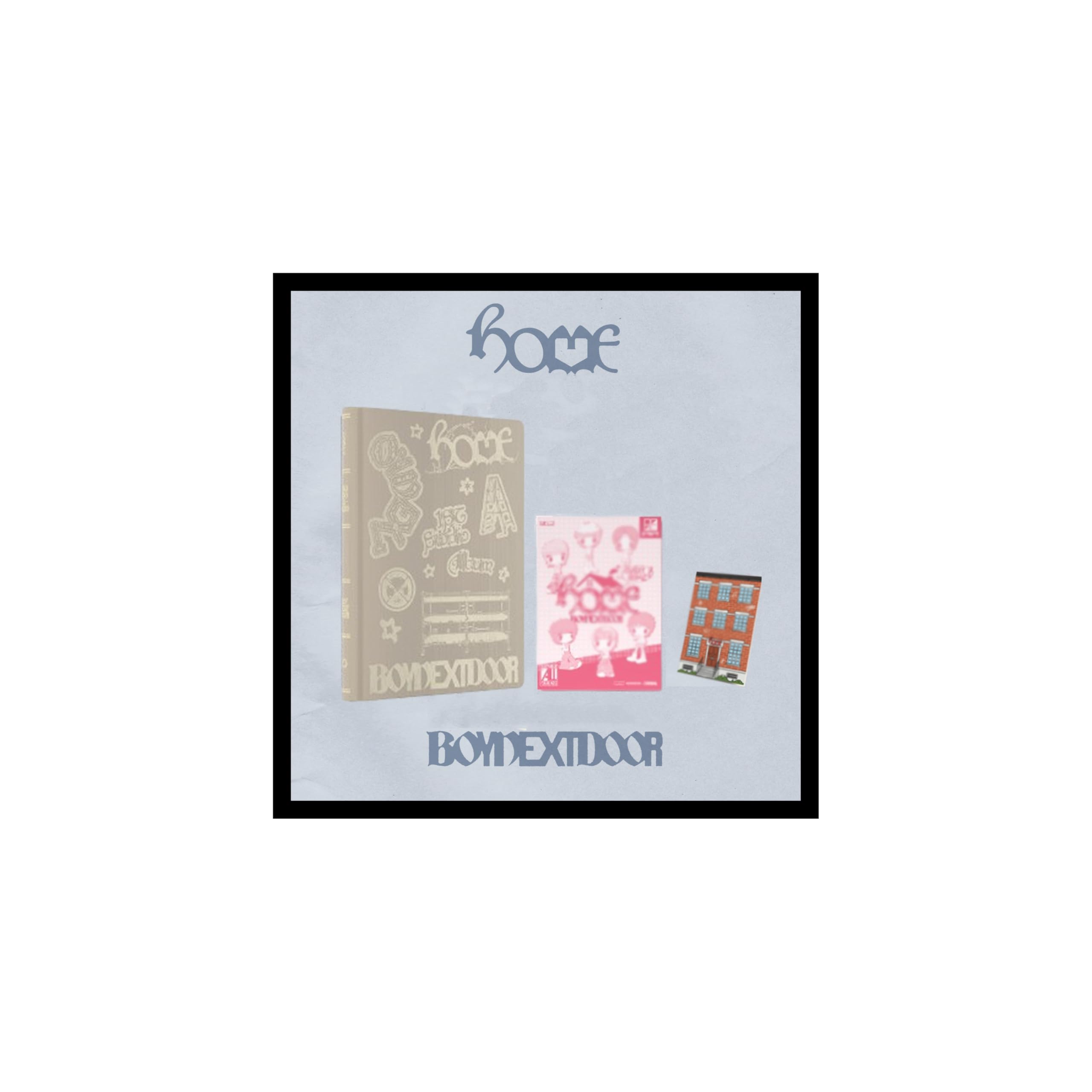 (Juego de 3 versiones: 1 estándar + 1 Sweet Home + 1 álbum Weverse) BOYNEXTDOOR HOME 1er álbum de estudio con seguimiento
