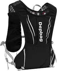 Mochila Ciclista Hidratação Corrida Trilha Running Impermeável Colete Apito Alça Ajustável