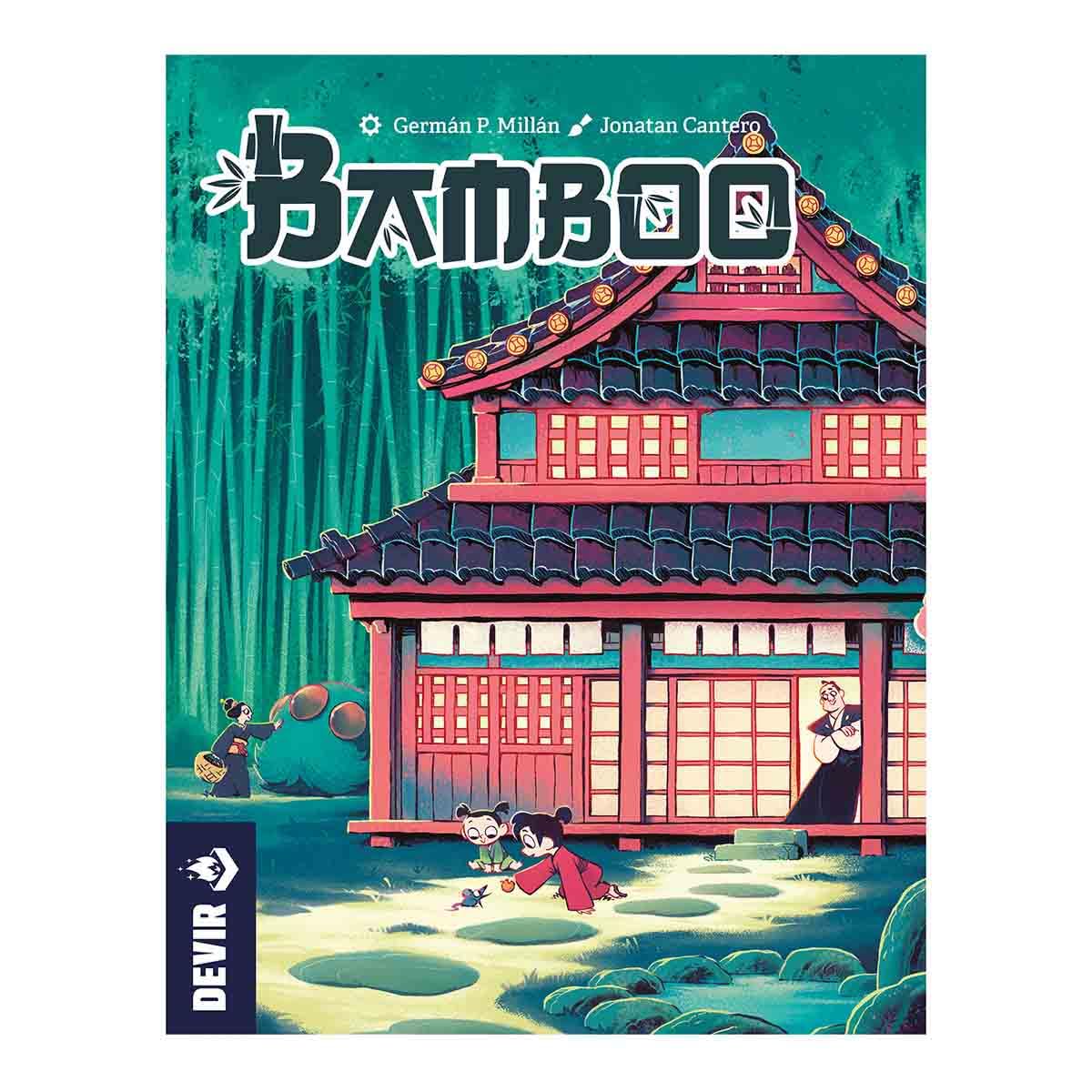 Devir - Bamboo, rodzinna gra planszowa i strategia, japońska atmosfera, Kemushi Saga, od 14 lat (BGBAMBML)