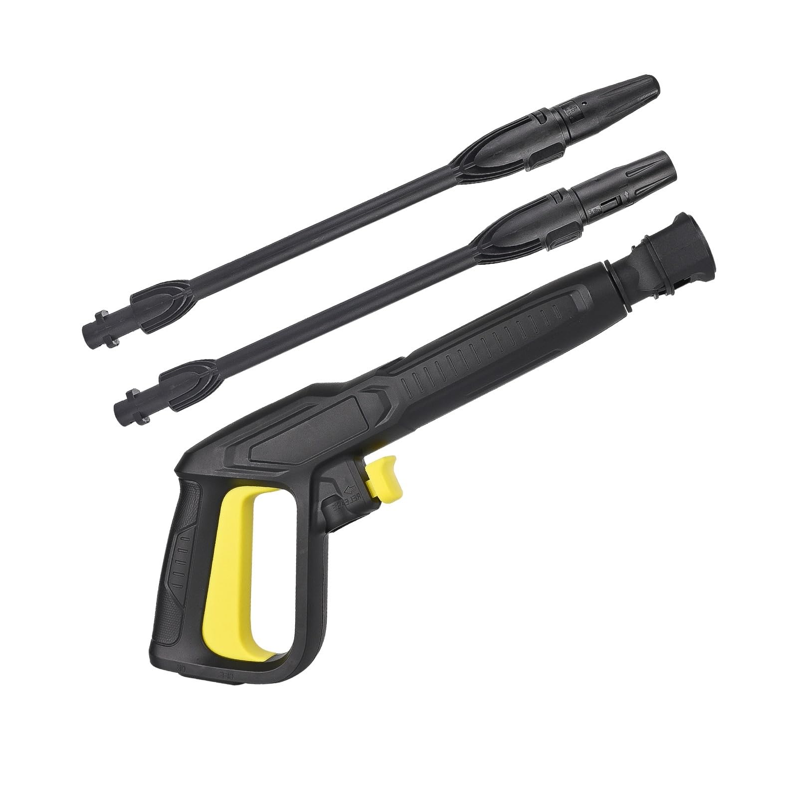 Genérico Compatible con Pistola rociadora de Alta presión Karcher Serie K, Pistola de Mano con Lanza de Chorro y Accesorio de Lanza Turbo(Dark Khaki)