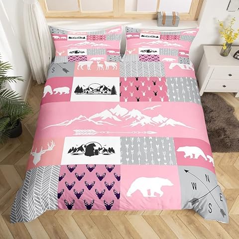Homemissing Parure de Lit Ours 220x240cm Cover