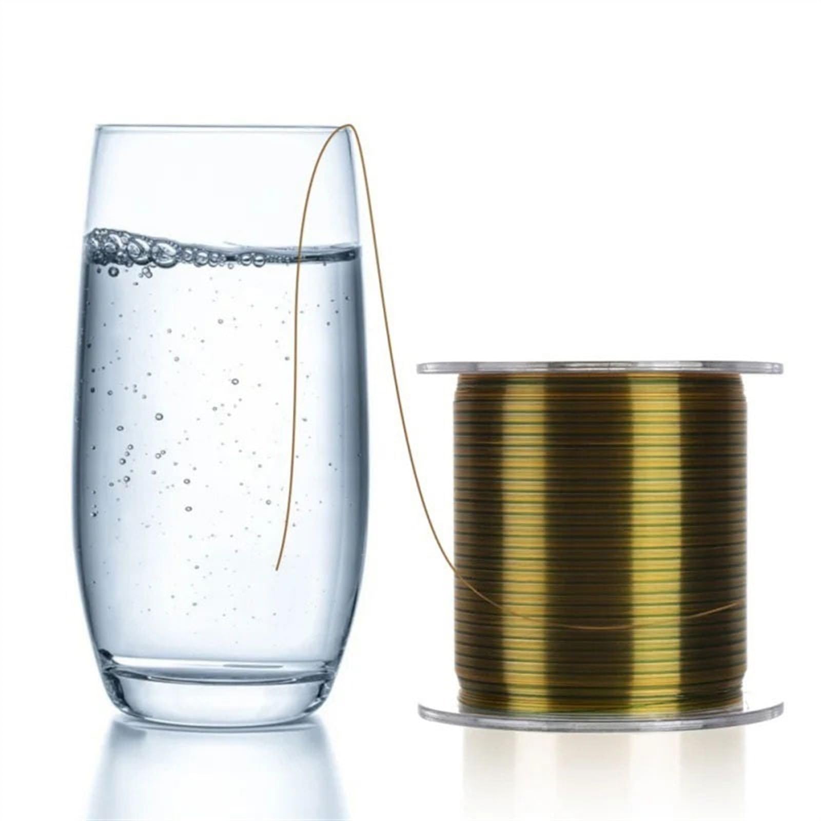 Lenza, Lenze da pesca da 500 m con strato in fluorocarbonio Filo mono nylon trasparente Accessori da pesca professionali for esterni,Un must per la pesca