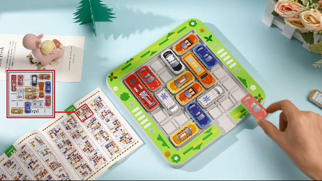 Jeu logique 8 ans, jeu de société enfant, jeu des embouteillages, jouet voiture 360 niveaux. Cadeau pour 3-10 ans garçons filles. - Jeux - Jouets