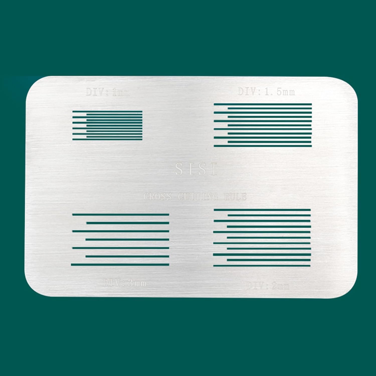 oiakus Cross Cutting Rule, Hundred Grid Adhesion Tester, Cross-Cut Cutting Space 1mm,1.5mm, 2mm, 3mm, For Adhesion Between Coating, Substrate