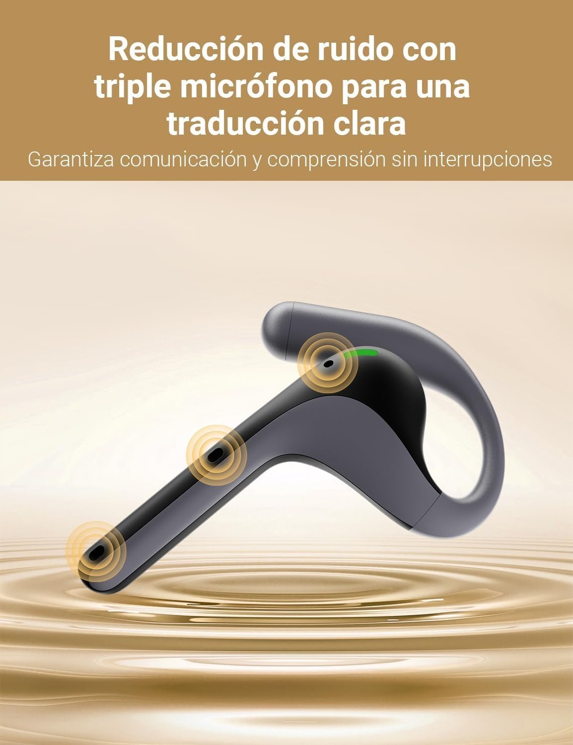 Timekettle W4 Pro Al Auriculares Intérpretes, Traducción Simultánea Bidireccional, Dispositivo Traductor que Soporta 40 Idiomas, auriculares traductor en tiempo real para Vídeos y Llamadas Telefónicas