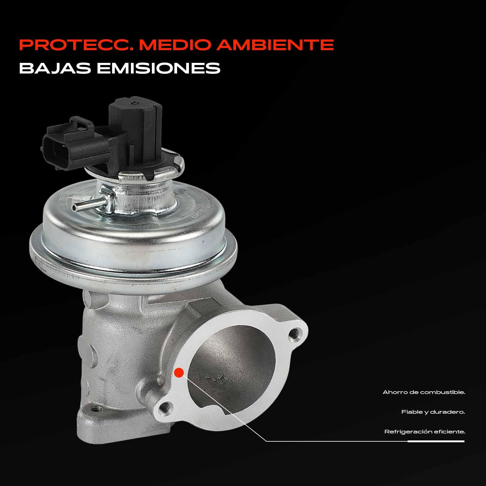 Frankberg Válvula EGR de 3 Polos 3C1Q9D475AA | Compatible con: Mondeo III Berlina B4Y, Mondeo III B5Y, Caja de tránsito FA, Plataforma/chasis Transit FM FN